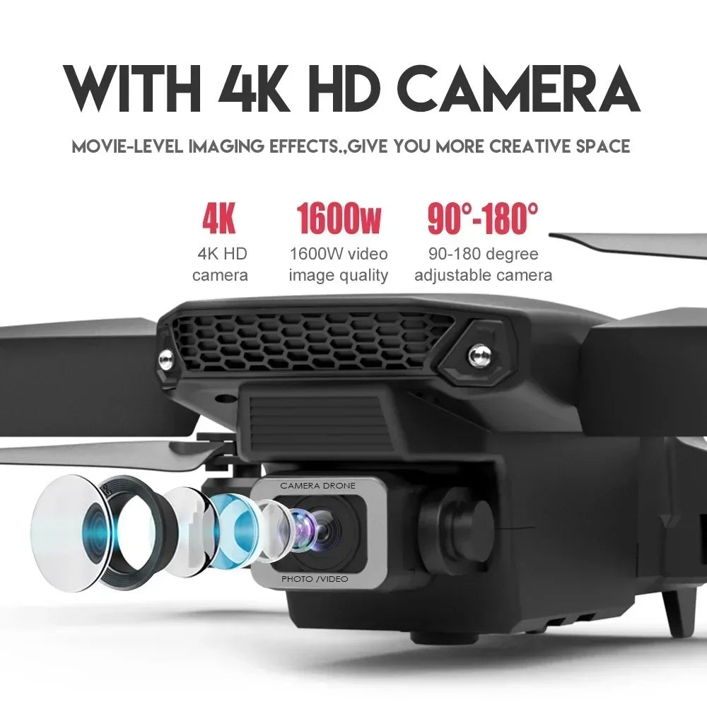 E88 Pro Foldable Camera Drone – Wi-Fi FPV
