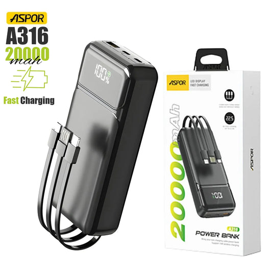 🔋⚡ 20,000mAh Fast 27W Power Bank – Unstoppable Power Anytime, Anywhere 🔋