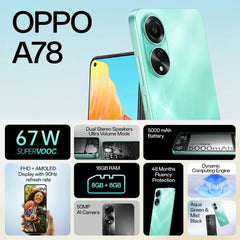 📱 OPPO A78 – Sleek Design, Smooth Performance & Long Battery Life ⚡✨